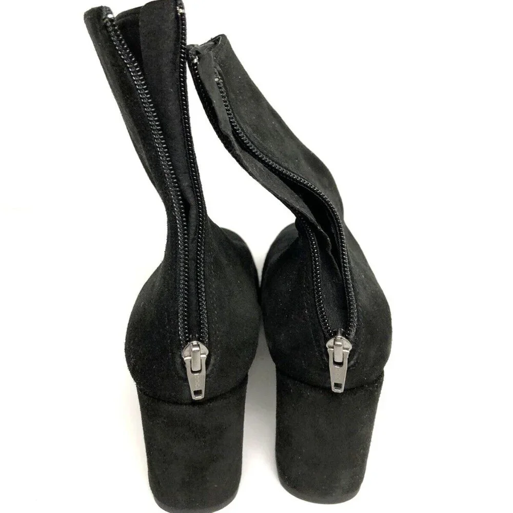 Free People Womens Cecile Ankle Boot Black EU40 M US10